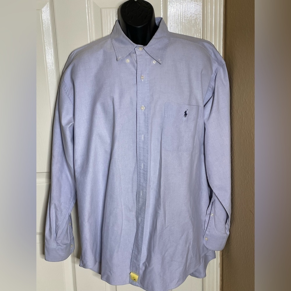 Vintage Polo Ralph Lauren Size XLarge BIG SHIRT Button Up Shirt Mens